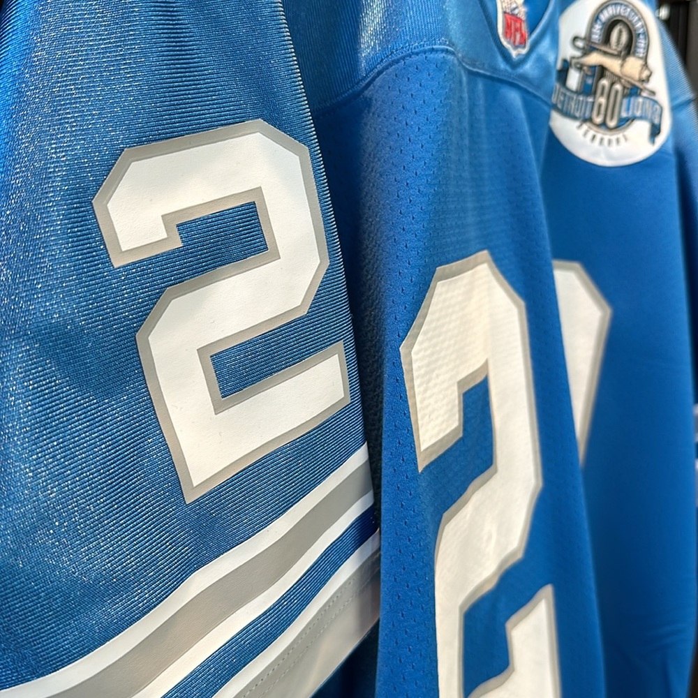 Barry Sanders Detroit Lions Mitchell & Ness 1993 Authentic Throwback NFL Jersey - Picture 6 of 9